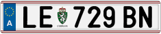 License plate of Austria, Regular plates