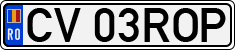 License plate of Romania, Regular plates
