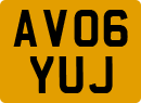 License plate of the United Kingdom, 2001 year system