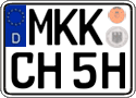German license plate, Plates for oldtimers (type 