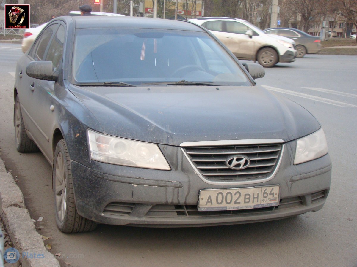 а 002 вн 64, Hyundai NF 1st gen (NF Sonata; RU-market), facelift, 2008–2010