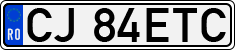 License plate of Romania, Regular plates
