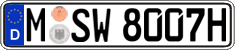 German license plate, Plates for oldtimers (type 