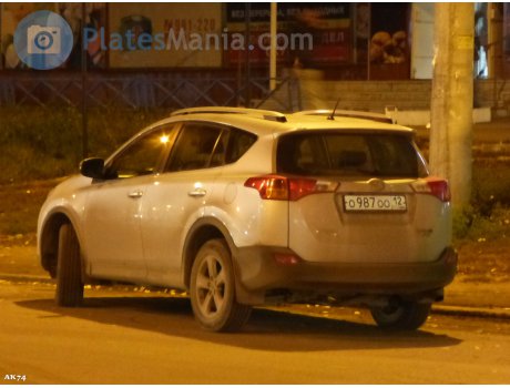 о987оо12, Toyota RAV4