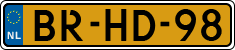 License plate of the Netherlands, Heavy Commercial Vehicles (1994 system)