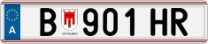 License plate of Austria, Regular plates