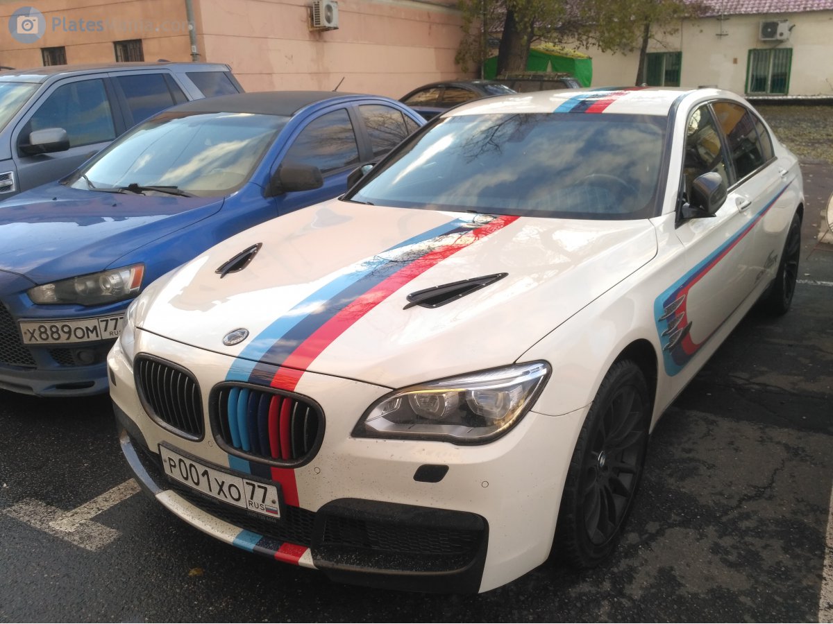 р 001 хо 77, BMW 7 Series 5th gen (F01–F04), 2008–2015