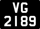 License plate of the United Kingdom, 1903 year system