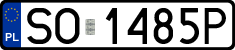 License plates of Poland, Regular car plates