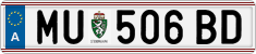 License plate of Austria, Regular plates