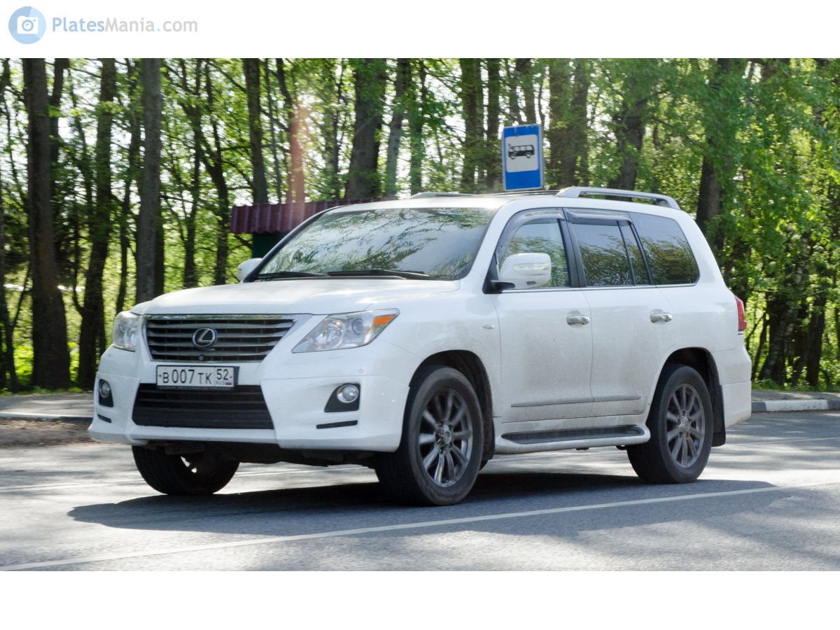 в 007 тк 52, Lexus LX 3rd gen (J200), 2007–2012