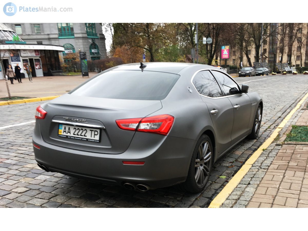 AA 2222 TP, Maserati Ghibli 3rd gen (M157), 2013–2023