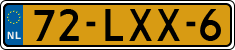 License plate of the Netherlands, Cars