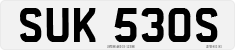License plate of the United Kingdom, 1963 year system