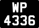 License plate of the United Kingdom, 1903 year system