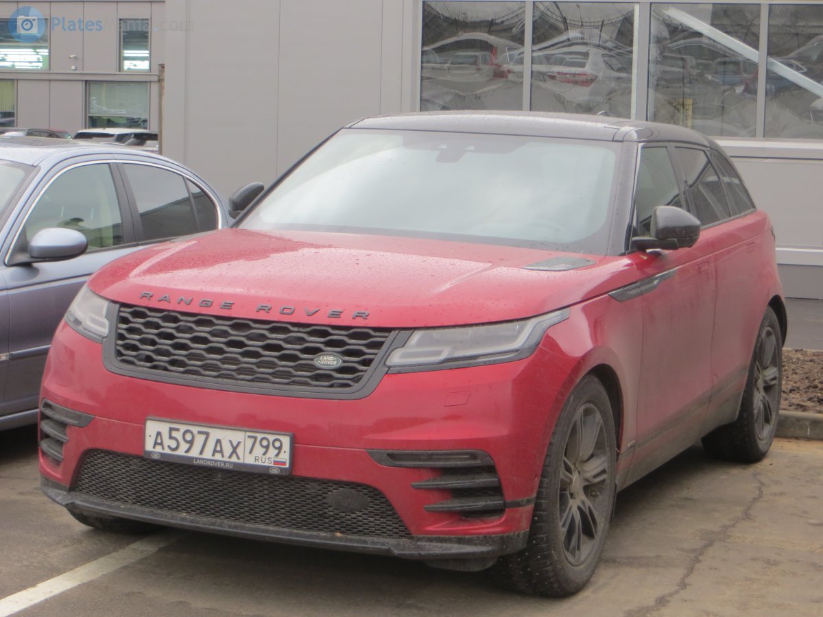 а 597 ах 799, Land Rover Range Rover Velar 1st gen (L560), 2017–