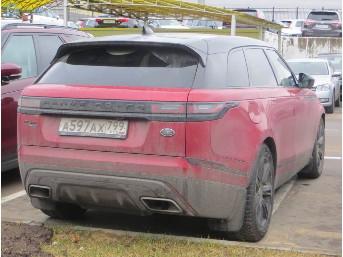 а 597 ах 799, Land Rover Range Rover Velar 1st gen (L560), 2017–