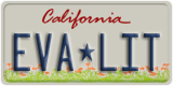 California, Vanity Plates