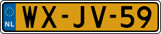 License plate of the Netherlands, Trailers