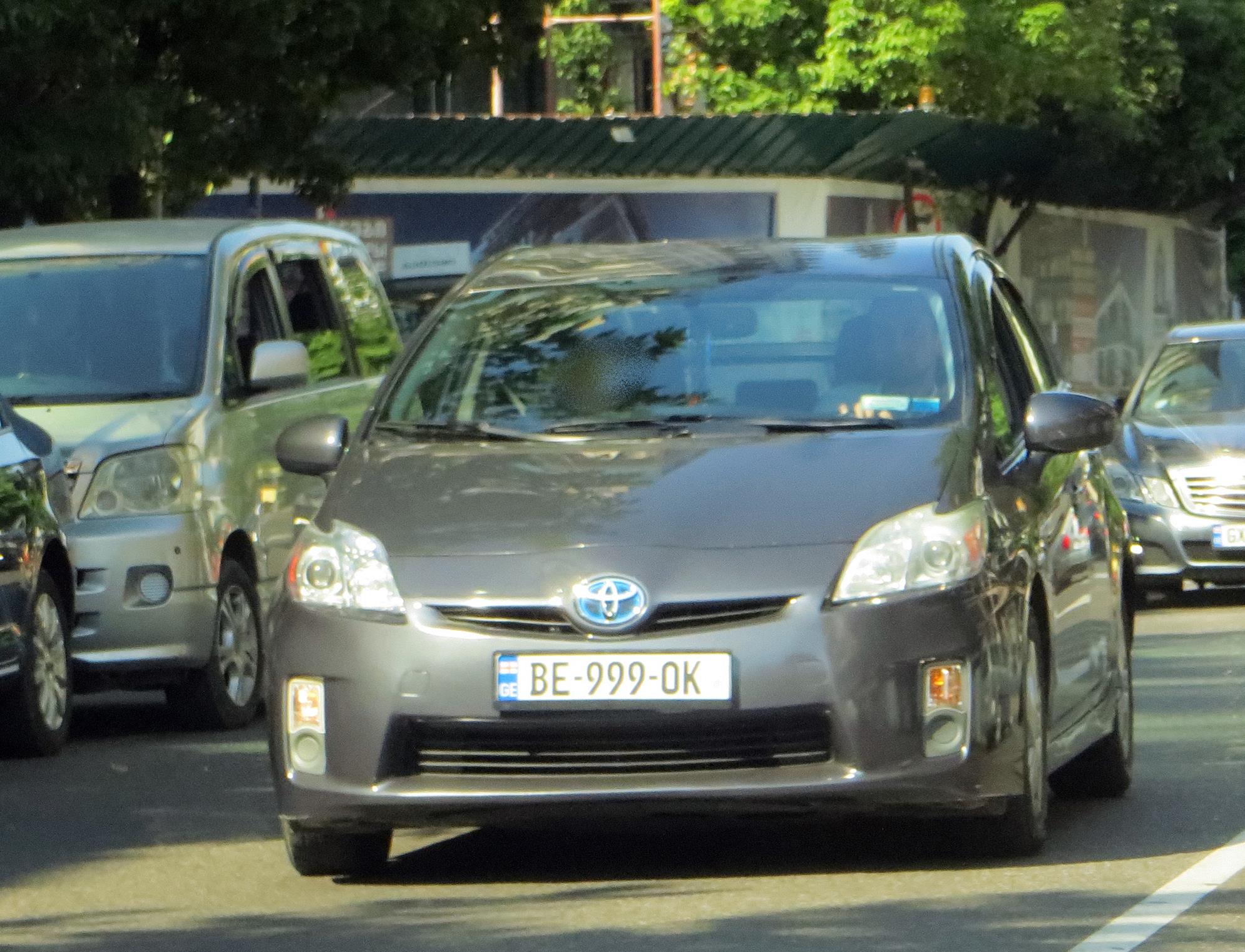 BE-999-OK, Toyota Prius 3rd gen Liftback (ZVW30), 2009–2015