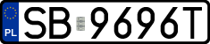 License plates of Poland, Regular car plates