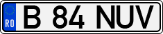 License plate of Romania, Regular plates