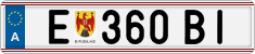 License plate of Austria, Regular plates