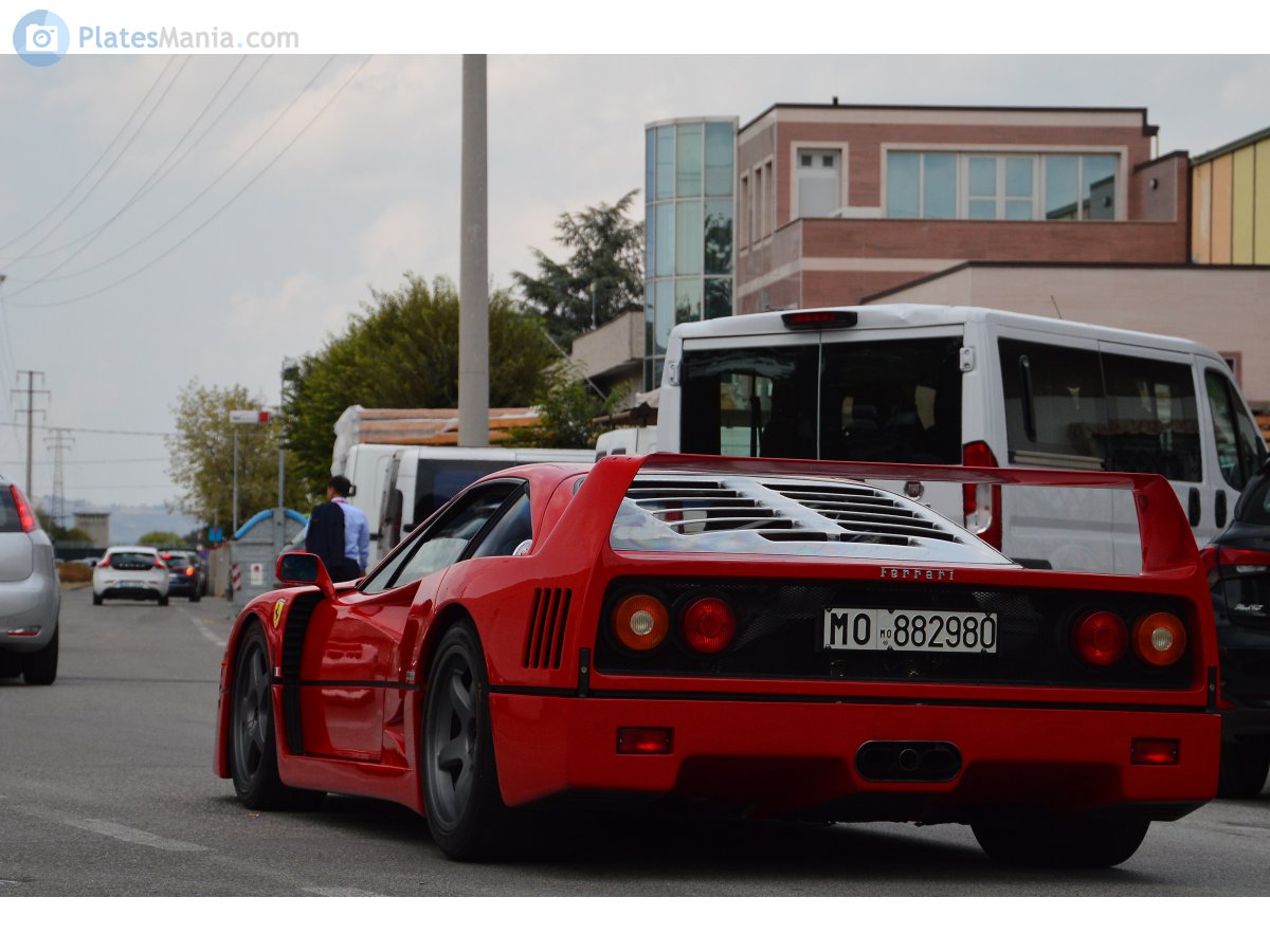 MO 882980, Ferrari F40 1st gen (F120), 1987–1992