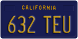 California, Passenger (123 ABC)