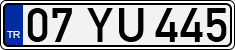 License plate of Turkey, Regular plates