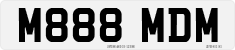 License plate of the United Kingdom, 1983 year system