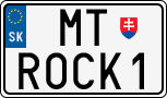 License plate of Slovakia, Vanity Plates