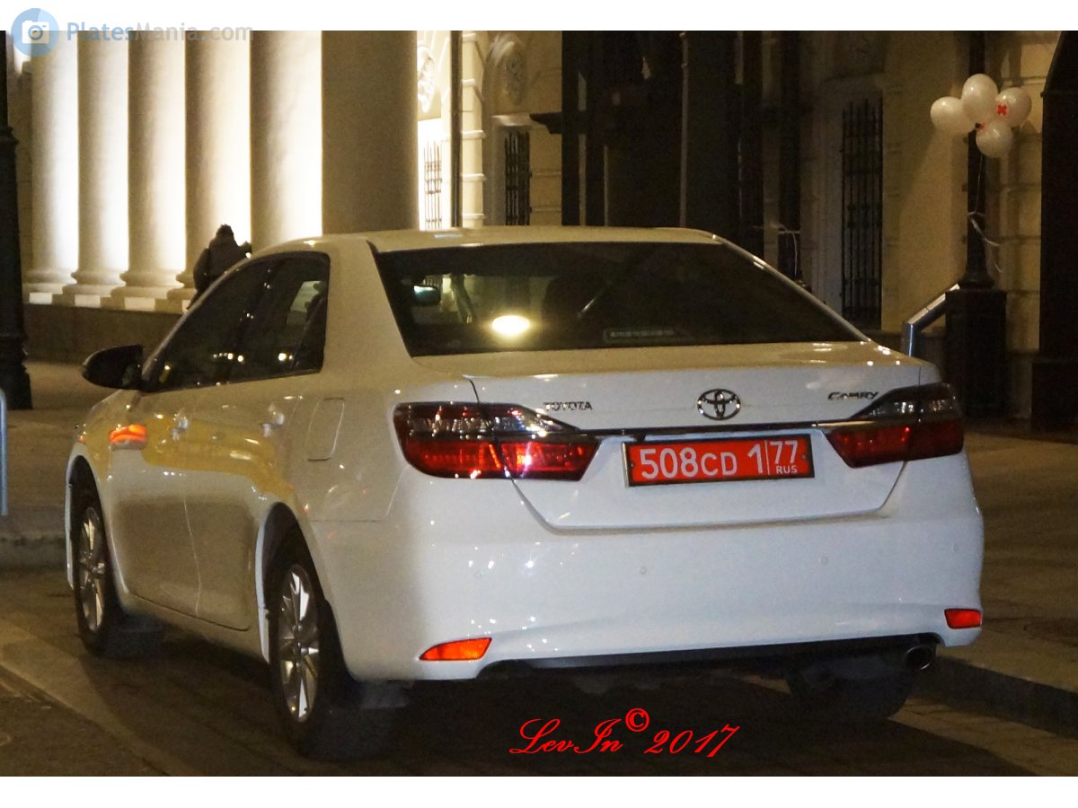 508 CD 1 77, Toyota Camry 7th gen (XV50; Global-market), facelift, 2014–2018
