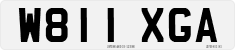 License plate of the United Kingdom, 1983 year system