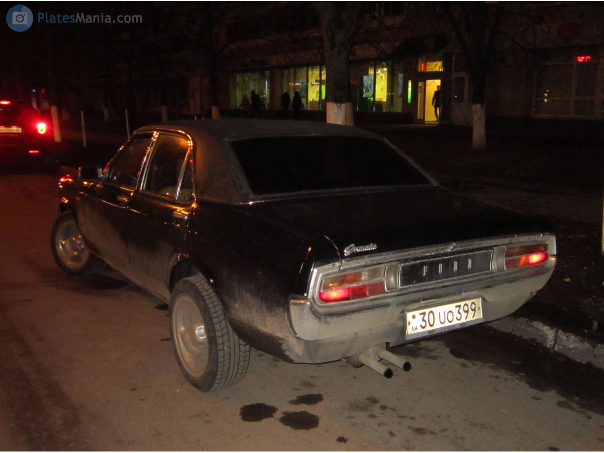 30 UO 399, Ford Granada 1st gen 4-door Sedan (GGFL; EU-market), 1972–1977