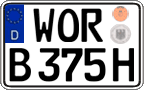 German license plate, Plates for oldtimers (type 