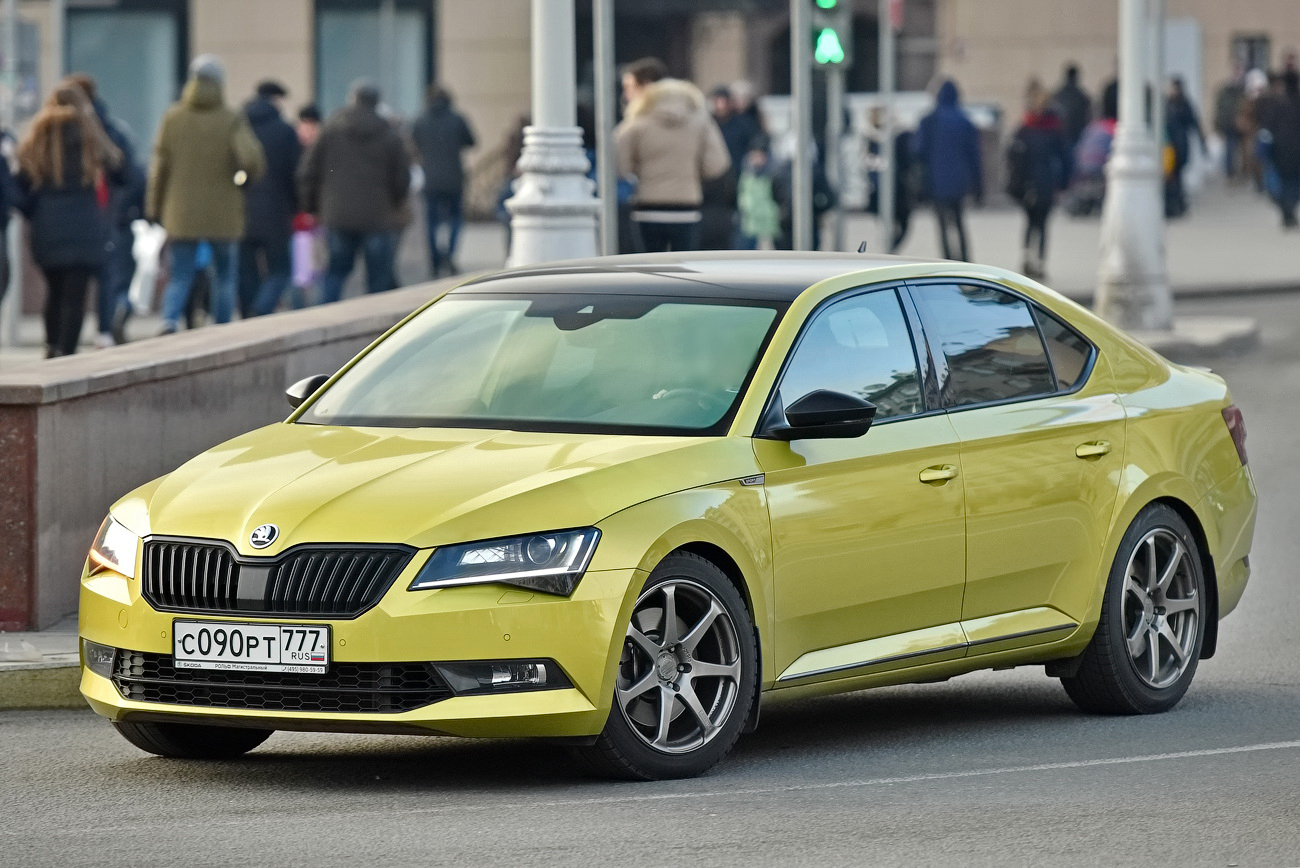 с 090 рт 777, Skoda Superb 3rd gen Liftback (B8/3V3), 2015–2019