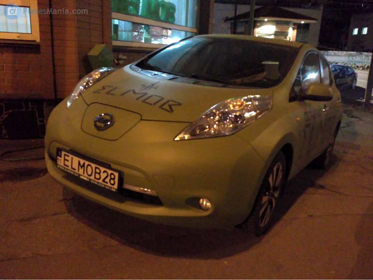 11 ELMOB28, Nissan Leaf 1st gen (ZE0/AZE0), 2010–2017