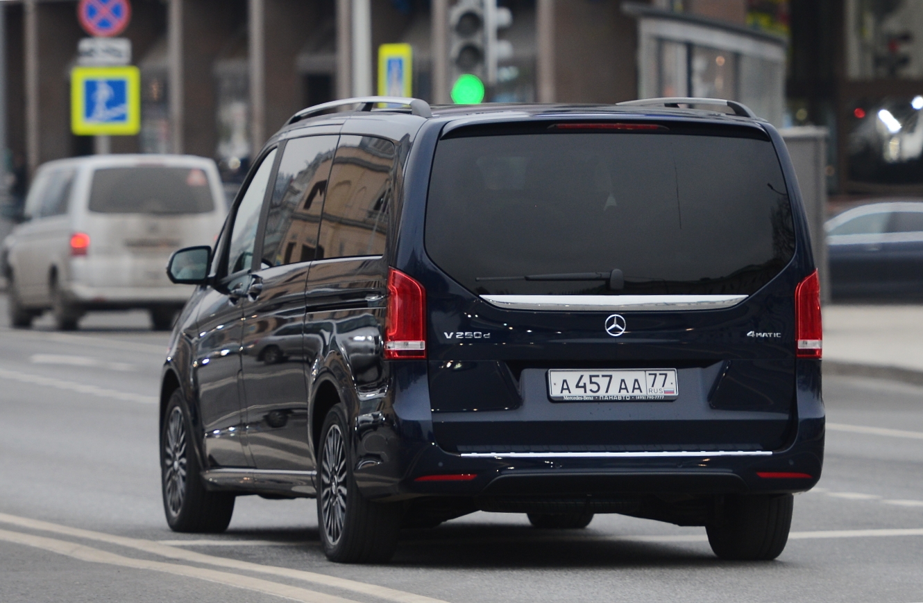 а 457 аа 77, Mercedes-Benz V-Klasse 