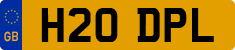 License plate of the United Kingdom, 1983 year system