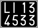 License plate of Italy, Cars (1927 year series)