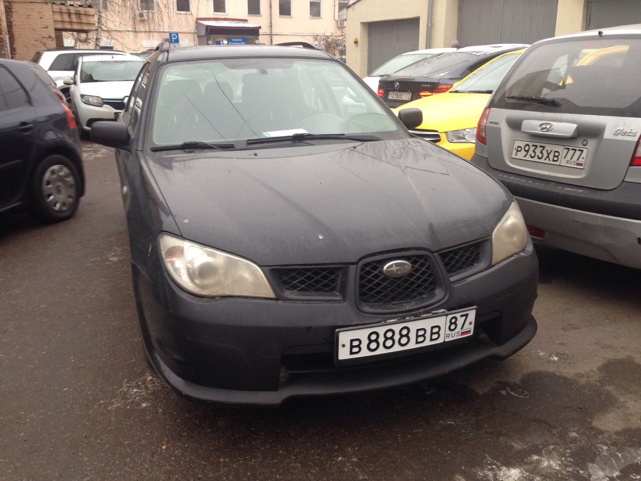 в 888 вв 87, Subaru Impreza 2nd gen Wagon (GG), 2nd facelift, 2005–2007