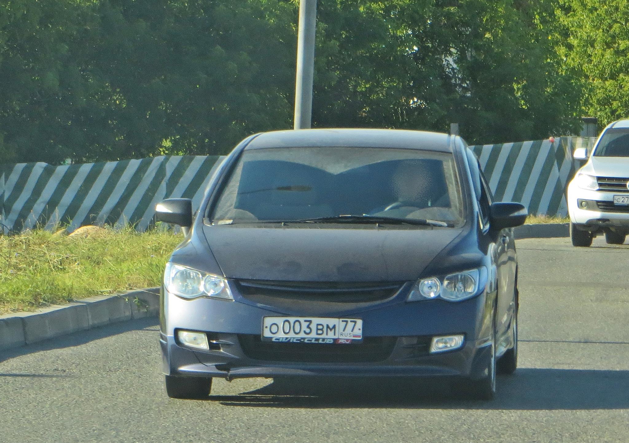 о 003 вм 77, Honda Civic 8th gen Sedan (FD; Global-market), 2005–2012