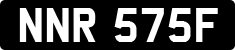 License plate of the United Kingdom, 1963 year system