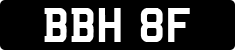 License plate of the United Kingdom, 1963 year system
