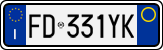 License plate of Italy, Cars (1994 year series)