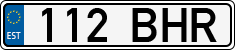 License plate of Estonia, Regular car plates