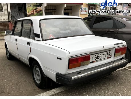 т666тт63, Lada (VAZ) 2107