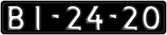 License plate of Portugal, Regular plates