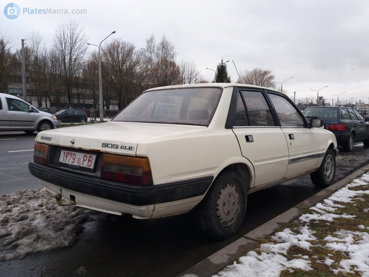 1779 PB, Peugeot 505 1st gen Sedan, 1979–1992 (–1997 for CN-market)